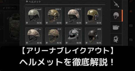 【アリブレ】ヘルメットのステータスとおすすめを徹底解説！.